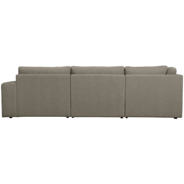 De Eekhoorn FAMILY HOEKBANK RONDING LINKS WARM GRIJS