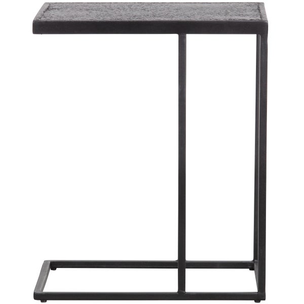 de eekhoorn FEBE BIJZETTAFEL BUITEN U-VORM METAAL ZWART