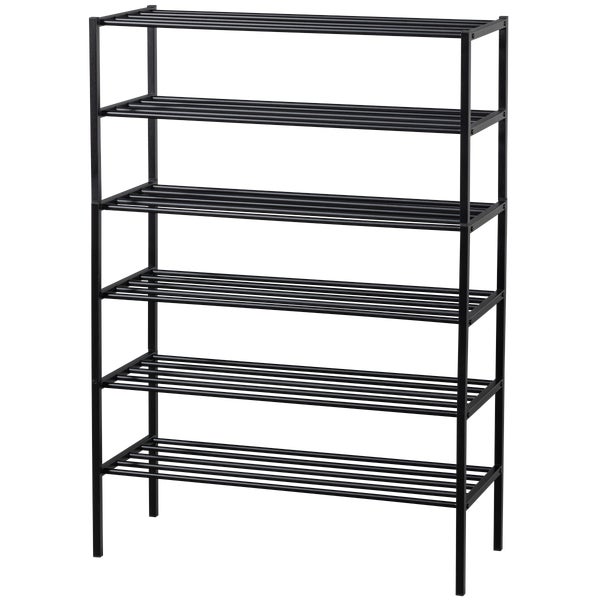 De Eekhoorn FERRO SCHOENENREK STAPEL VAN 3 METAAL ZWART