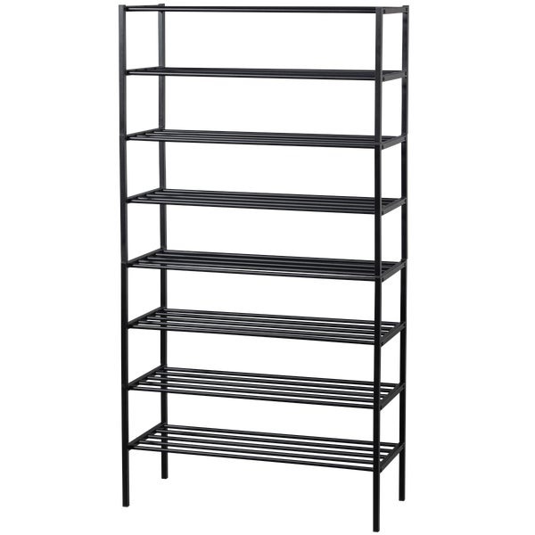 De Eekhoorn FERRO SCHOENENREK STAPEL VAN 4 METAAL ZWART