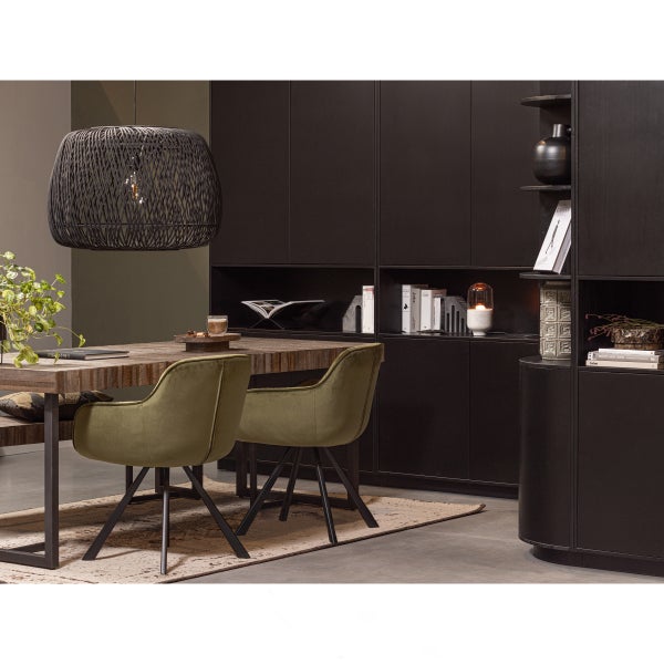 De Eekhoorn FINCA OPBERGKAST 110 CM GRENEN DIEPZWART [fsc]