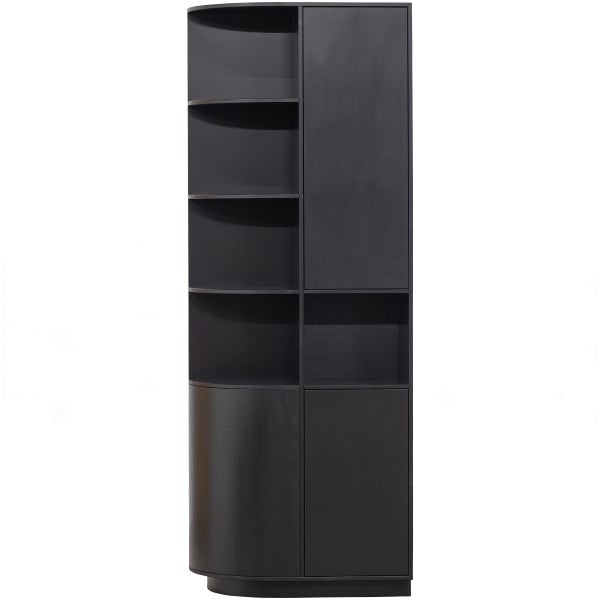 de eekhoorn FINCA OPBERGKAST ROND LINKS 78 CM GRENEN DIEPZWART [fsc]