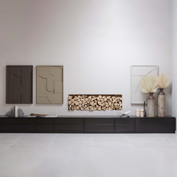 De Eekhoorn FINCA TV MEUBEL 100 CM GRENEN DIEPZWART [fsc]