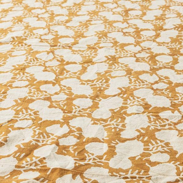 De Eekhoorn FOLIAGE ROND TAFELKLEED KATOEN BRUIN Ø180 CM