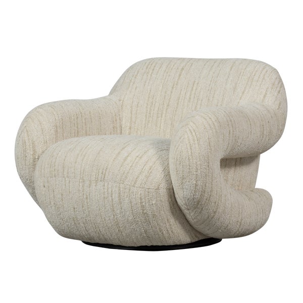 De Eekhoorn FOLKE FAUTEUIL CHENILLE NATUREL MELANGE