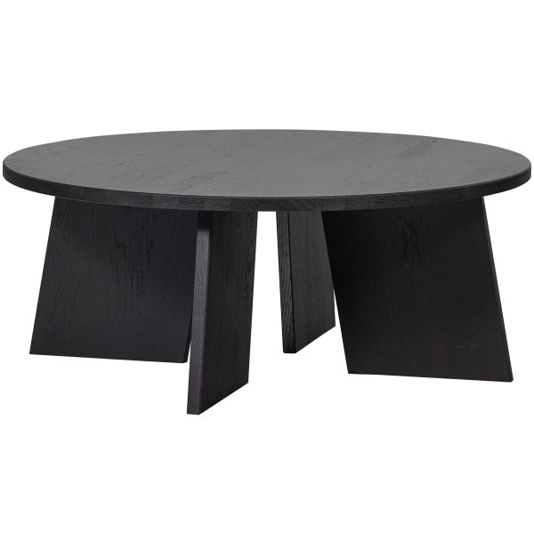 De Eekhoorn FRIES SALONTAFEL Ø90 CM EIKEN BLACKNIGHT [fsc]