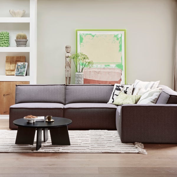 De Eekhoorn FRIES SALONTAFEL Ø90 CM EIKEN BLACKNIGHT [fsc]