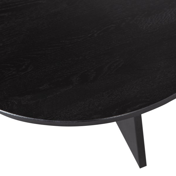 De Eekhoorn FRIES SALONTAFEL Ø90 CM EIKEN BLACKNIGHT [fsc]