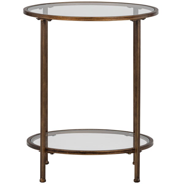 de eekhoorn GODDESS TOO BIJZETTAFEL METAAL ANTIQUE BRASS