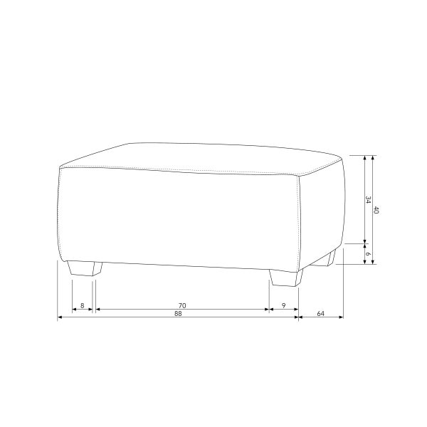 De Eekhoorn HOLLANDIA TUINHOCKER OUTDOOR CARBON GRIJS