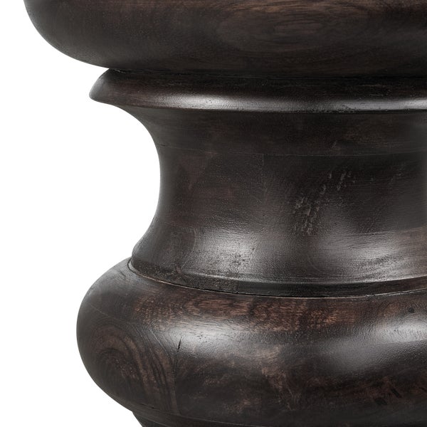 de eekhoorn JONAH BIJZETTAFEL HOUT DONKERBRUIN 42XØ30 CM