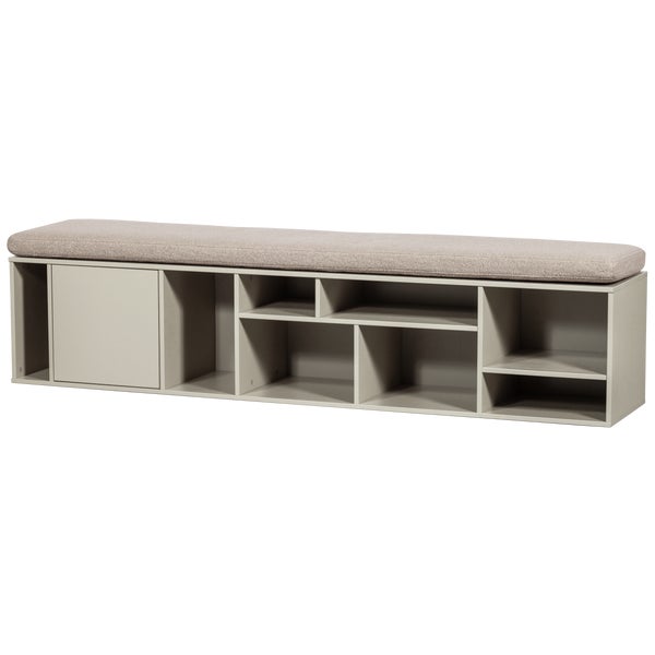 De Eekhoorn LETTERBA(N)K XL BANKJE GRENEN DUST INCL. ZITKUSSEN [fsc]