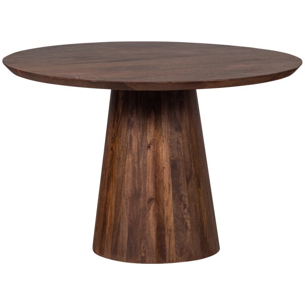 De Eekhoorn LIMIT EETKAMERTAFEL ROND MANGO HOUT WALNOOT Ø130 CM
