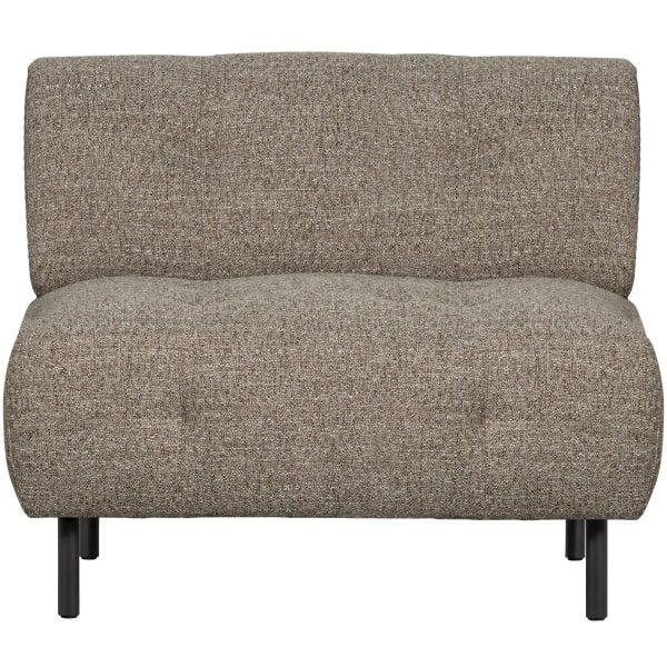 de eekhoorn LLOYD FAUTEUIL GROF GEWEVEN BRUIN MELANGE