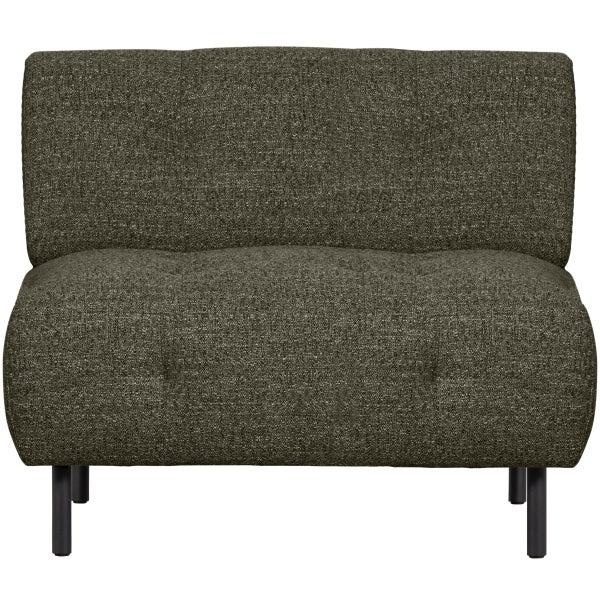 de eekhoorn LLOYD FAUTEUIL GROF GEWEVEN GROEN MELANGE