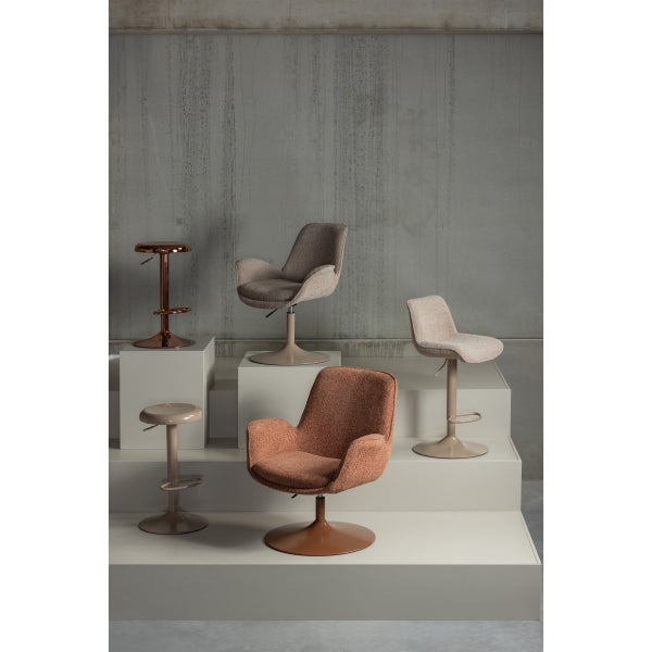 De Eekhoorn MARTEN IN HOOGTE VERSTELBARE FAUTEUIL ORANJE