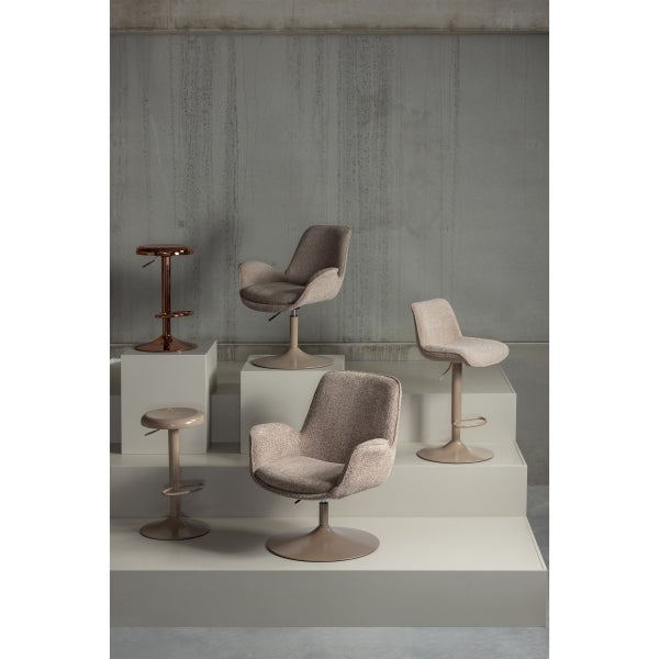 De Eekhoorn MARTEN IN HOOGTE VERSTELBARE FAUTEUIL ZAND