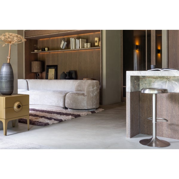 De Eekhoorn MERGE LADEKAST/NACHTKASTJE 2 LADES HOUT HONINGGEEL