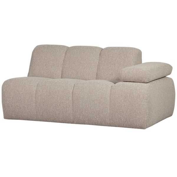 De Eekhoorn MOJO 1 5-ZITS ELEMENT ARM RECHTS BOUCLÉ BEIGE MELANGE