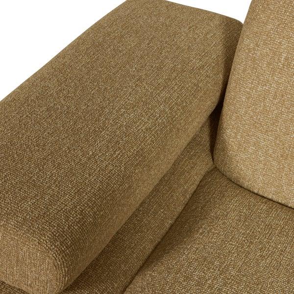 De Eekhoorn MOJO 1-ZITS ELEMENT ARM LINKS BOUCLÉ GEEL/BRUIN MELANGE