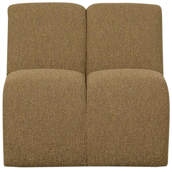 de eekhoorn MOJO 1-ZITS ELEMENT BOUCLÉ GEEL/BRUIN MELANGE