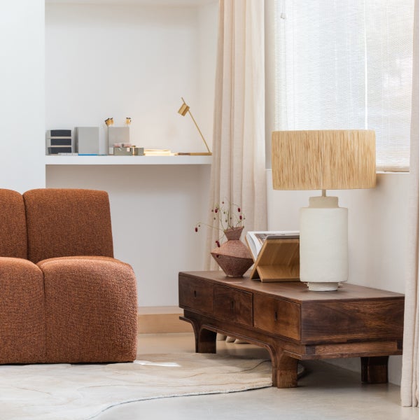 De Eekhoorn MOJO 1-ZITS ELEMENT BOUCLÉ ROESTBRUIN MELANGE