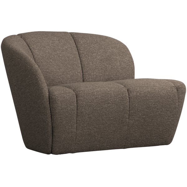 De Eekhoorn MOJO 2-ZITS BANKJE LINKS BOUCLÉ BRUIN MELANGE