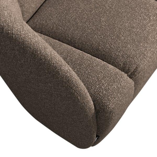 De Eekhoorn MOJO 2-ZITS BANKJE LINKS BOUCLÉ BRUIN MELANGE