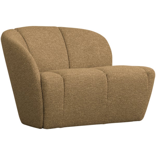 De Eekhoorn MOJO 2-ZITS BANKJE LINKS BOUCLÉ GEEL/BRUIN MELANGE