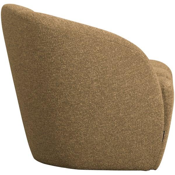 de eekhoorn MOJO 2-ZITS BANKJE LINKS BOUCLÉ GEEL/BRUIN MELANGE