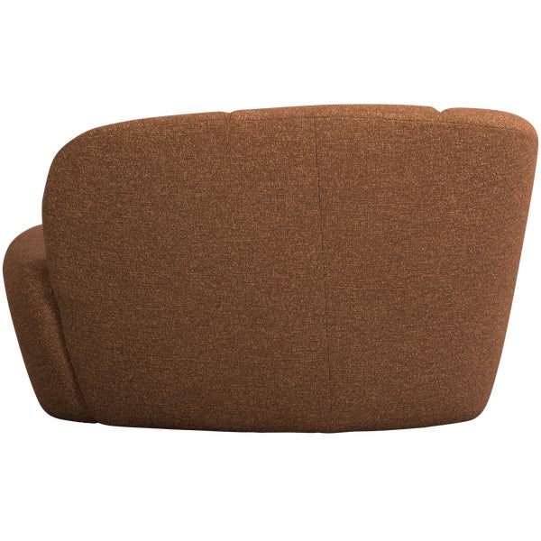 De Eekhoorn MOJO 2-ZITS BANKJE LINKS BOUCLÉ ROESTBRUIN MELANGE