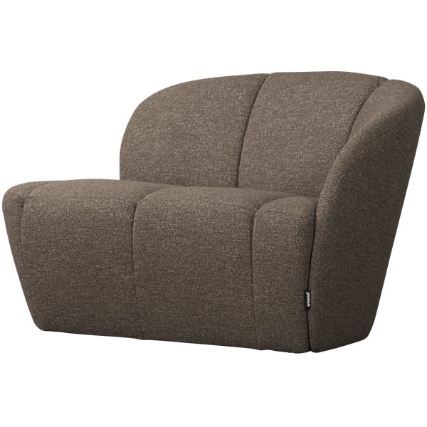 De Eekhoorn MOJO 2-ZITS BANKJE RECHTS BOUCLÉ BRUIN MELANGE