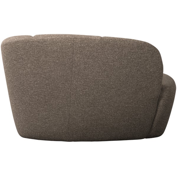 De Eekhoorn MOJO 2-ZITS BANKJE RECHTS BOUCLÉ BRUIN MELANGE