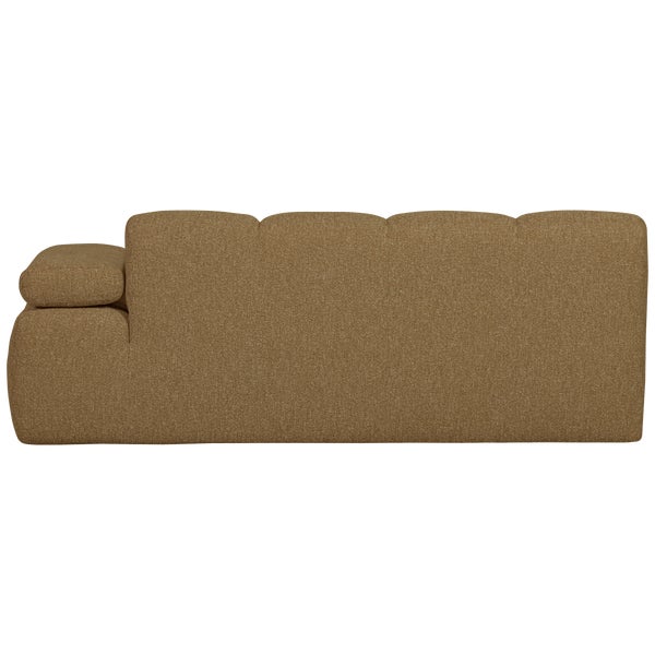 De Eekhoorn MOJO 2-ZITS ELEMENT ARM RECHTS BOUCLÉ GEEL/BRUIN MELANGE