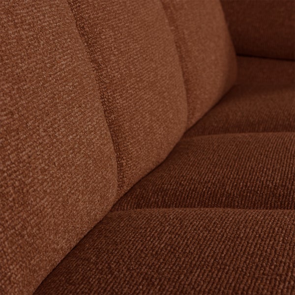 De Eekhoorn MOJO 2-ZITS ELEMENT ARM RECHTS BOUCLÉ ROESTBRUIN MELANGE