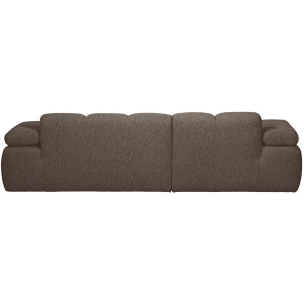 De Eekhoorn MOJO CHAISE LONGUE BANK LINKS BOUCLÉ BRUIN MELANGE