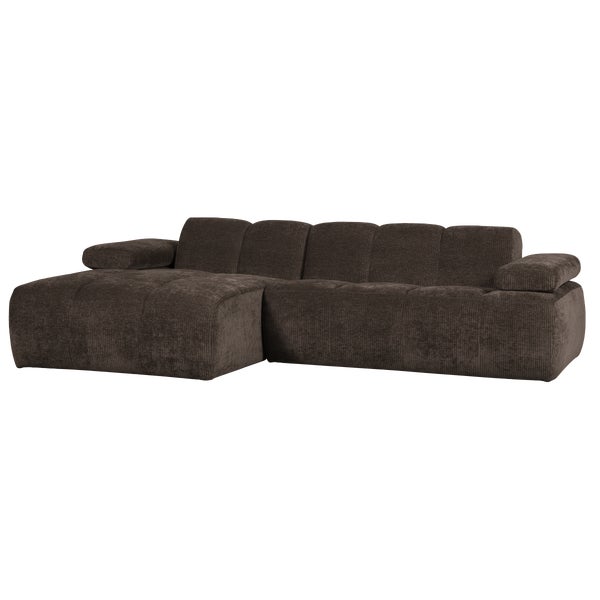 De Eekhoorn MOJO CHAISE LONGUE BANK LINKS RIBSTOF BRUIN