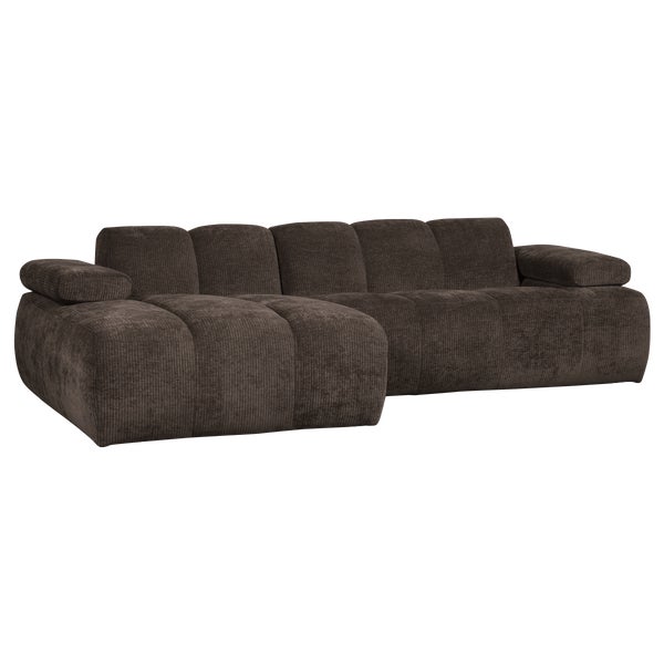de eekhoorn MOJO CHAISE LONGUE BANK LINKS RIBSTOF BRUIN