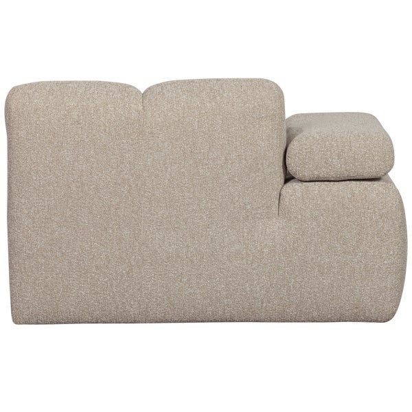 De Eekhoorn MOJO CHAISE LONGUE ELEMENT LINKS BOUCLÉ BEIGE MELANGE