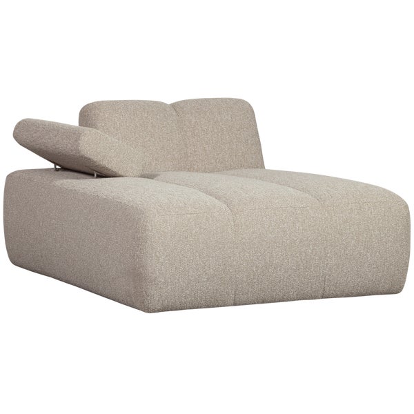 de eekhoorn MOJO CHAISE LONGUE ELEMENT LINKS BOUCLÉ BEIGE MELANGE