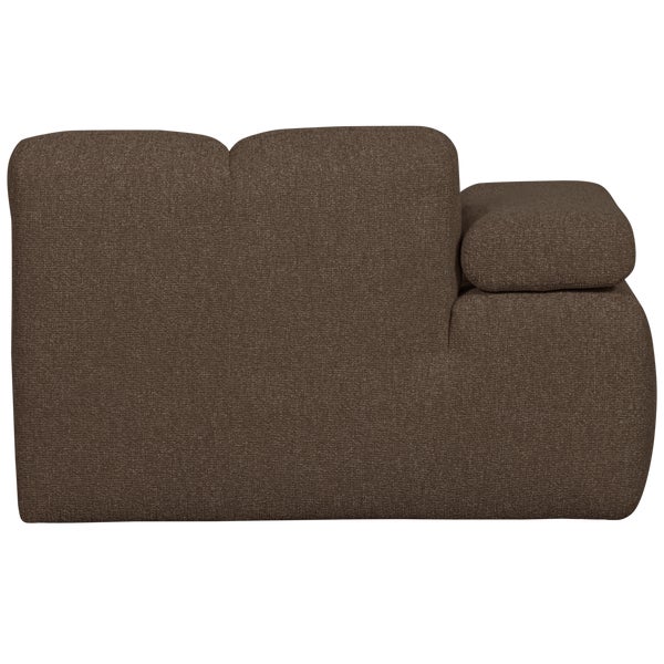De Eekhoorn MOJO CHAISE LONGUE ELEMENT LINKS BOUCLÉ BRUIN MELANGE