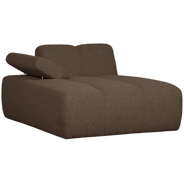 de eekhoorn MOJO CHAISE LONGUE ELEMENT LINKS BOUCLÉ BRUIN MELANGE