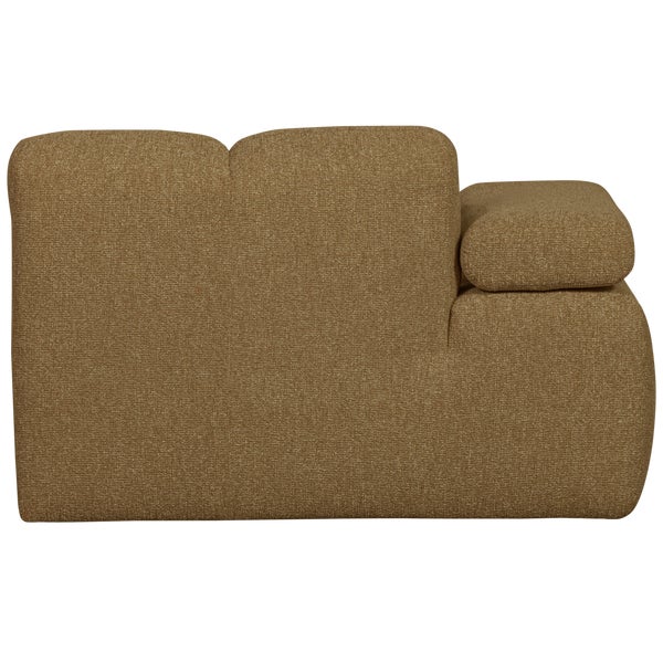 De Eekhoorn MOJO CHAISE LONGUE ELEMENT LINKS BOUCLÉ GEEL/BRUIN MELANGE