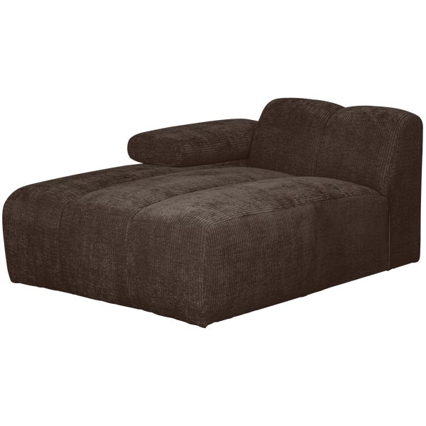 De Eekhoorn MOJO CHAISE LONGUE ELEMENT LINKS RIBSTOF BRUIN