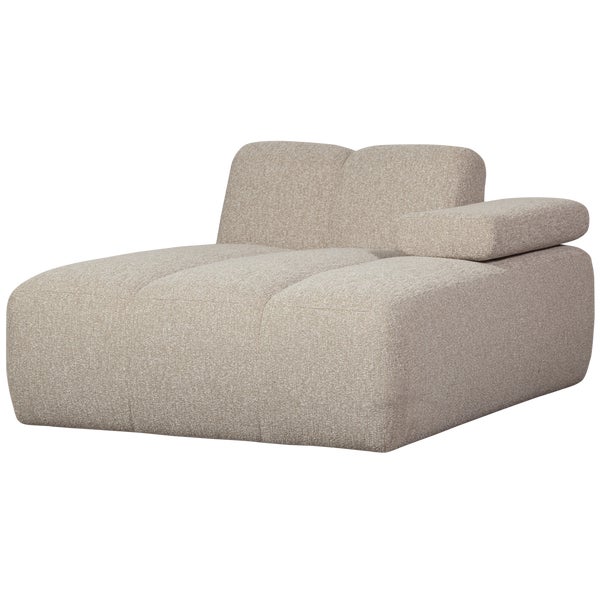De Eekhoorn MOJO CHAISE LONGUE ELEMENT RECHTS BOUCLÉ BEIGE MELANGE