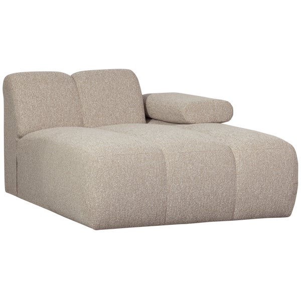 de eekhoorn MOJO CHAISE LONGUE ELEMENT RECHTS BOUCLÉ BEIGE MELANGE