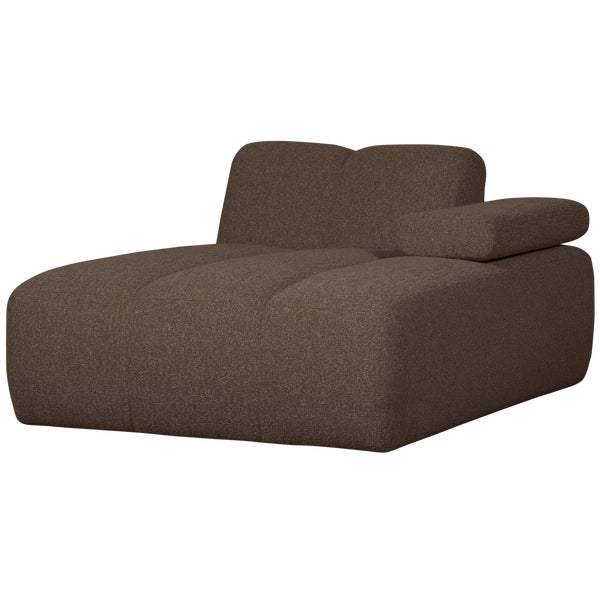 De Eekhoorn MOJO CHAISE LONGUE ELEMENT RECHTS BOUCLÉ BRUIN MELANGE