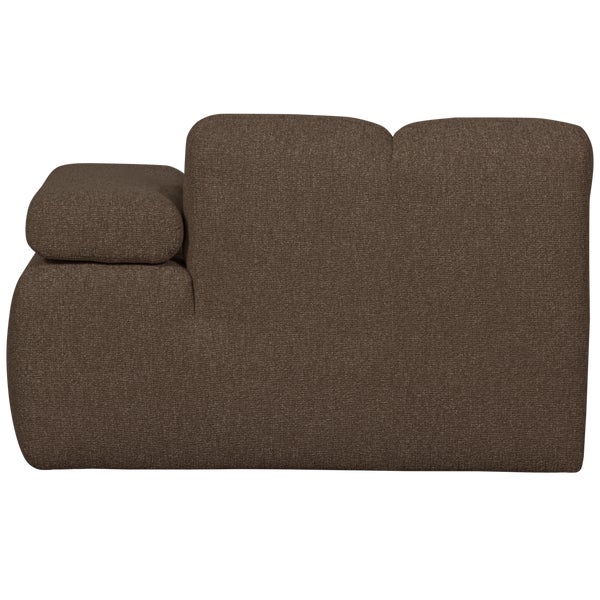 De Eekhoorn MOJO CHAISE LONGUE ELEMENT RECHTS BOUCLÉ BRUIN MELANGE