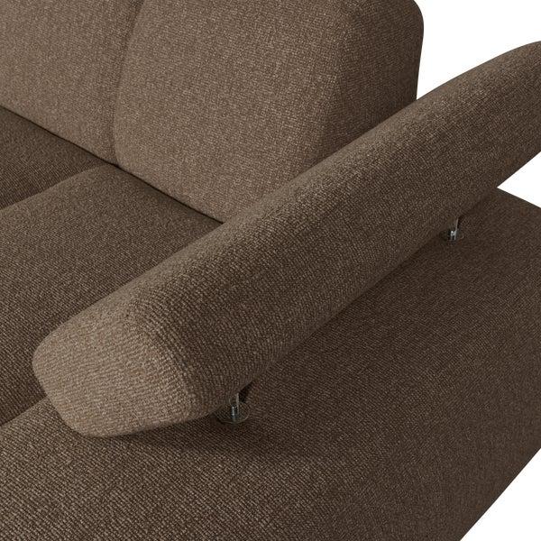 De Eekhoorn MOJO CHAISE LONGUE ELEMENT RECHTS BOUCLÉ BRUIN MELANGE