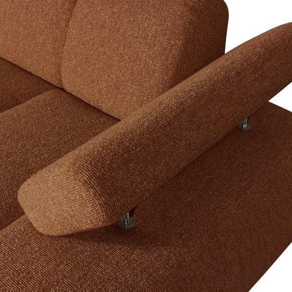 De Eekhoorn MOJO CHAISE LONGUE ELEMENT RECHTS BOUCLÉ ROESTBRUIN MELANGE